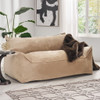Fila - Velveteen Oversized Seater Bean Bag Chair With Armrests