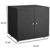 Office Furniture Copier Cabinet 2 Door Steel Copier Stand Mobile Pedestal File Printer Stand