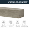 Rustic Wood Fireplace Mantel, Wall-Mounted & Floating Shelf For Home Decor