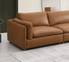 Brighton - Top Grain Leather Modular Sectional - Brown