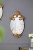 Decorative Oval Wall Mirror, Accent Mirror For Living Room, Entryway, Bedroom
