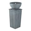 Zen Bowl Water Fountain, Outdoor Bird Feeder / Bath Fountains, Relaxing Water Feature For Garden