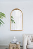 Wood Floor Mirror, Full Body Mirror Dressing Make Up Mirror For Bathroom