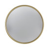 Round Mirror, Circle Mirror With Iron Frame For Living Room Bedroom Vanity Entryway Hallway