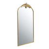 Arched Wall Mirror With Metal Frame, Wall Mirror For Living Room