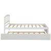 Platform Bed Wood Bed Frame With Trundle