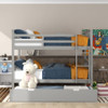Bunk Bed With Ladder For Bedroom, Guest Room Furniture