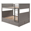 Bunk Bed With Twin Size Trundle, Guardrails