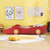 Race Car Shaped Platform Bed & Wheels