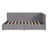 Upholstered Daybed, Sofa Bed Frame, No Box Spring Needed