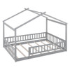 Bed House Bed Frame With Fence