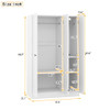 3 Door Shutter Wardrobe With Shelves