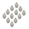 Glass Decorative Hanging Ball Christmas Tree Ornaments (Set of 12)