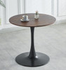 Tulip Table Mid-Century Dining Table With Round MDF Table Top, Pedestal Dining Table, End Table Leisure Coffee Table
