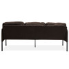 Modern L Shaped 3 Seater Sofa With Ottoman, Upholstered Couch For Small Spaces