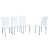 Elegant Upholstered Chairs & Metal Legs
