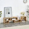 Cube TV Stand With Open Storage And 2 Shelves