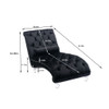 Velvet Chaise Lounge Indoor, Button Tufted Upholstered Chaise Lounge Chair With Pillow