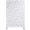 Decorative Freestanding Metal Privacy Screen For Indoor & Outdoor Use