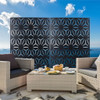 Outdoor & Indoor Metal Privacy Screen, Freestanding Decorative Panels
