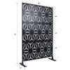 Outdoor & Indoor Metal Privacy Screen, Freestanding Decorative Panels