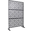 Outdoor & Indoor Metal Freestanding Decorative Privacy Screen