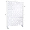Outdoor & Indoor Metal Freestanding Decorative Privacy Screen
