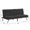 Modern Sofa Bed With Wood Frame And Stainless Legs
