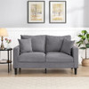 Modern Upholstered Loveseat Sofa, High Resilience