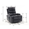 Cozy Electric Power Lift Recliner Chair Sofa For Elderly With Vibration Massage And Lumbar Heat
