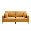Modern Upholstered 2 Piece Sofa Set With 3 Seater And 2 Seater