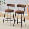 Fashionable Ergonomic High Legged Bar Chairs (Set of 2)