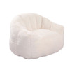 Beanbag Chair, Beanbag Sofa Chair With Armrests Stuffed High Density Foam