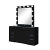 Elisa - Vanity Set With Stool And LED Bulbs