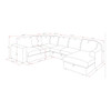 Melody - Sectional Sofa With Cushioning