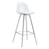 Stylish Upholstered Bar Chairs With Metal Leg