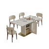 Dining Table Set With Storage, Includes Chairs For Kitchen