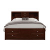 Lucille - Bed With Storage And Bookcase Headboard