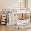 Bunk Bed With 4 Drawers And 3 Shelves