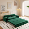 Queen Pull Out Sofa Bed, 3 In 1 Convertible Sleeper Sofa With Side Storage