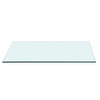 Square Tempered Glass Top