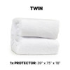 Ghostprotector - Waterproof Mattress Protector With Soft Knit Top And Stay Put Elastic Edges
