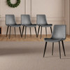 Modern Dining Chairs Ergonomic Design For Kitchen (Set of 4)