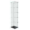 Premium 5 Tier Glass Display Case With 5 Dynamic LED Modes
