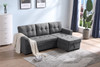 Lucca - Reversible Sectional Sleeper Sofa Chaise With Storage