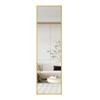 4th Generation Frame Wall Mounted Full Body Mirror For Bathroom And Bedroom - Transparent