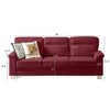 3 Seater Elegant Stationary Sofa
