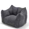 Comfortable Chenille Sofa Chairs With Highly Resilient Foam For Living Rooms And Bedrooms