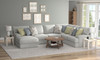 Stockbridge - Sectional With Comfort Coil Seating And 9 Accent Pillows Included