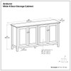 Amherst - 4 Door Storage Cabinet